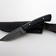 Нож из дамасской стали “Песец“ (малый) цельнометаллический фото