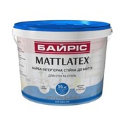 Краска интерьерная для стен и потолков «Mattlatex» Байрис 1,4кг. фото