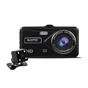 Видеорегистратор Slimtec Dual X5, 2 камеры, черный фото
