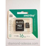 Карта памяти 16GB Smartbuy 10Class фотография