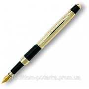 Перьевая ручка "Pierre Cardin" черного цвета с позолотой