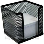 Куб для бумаги 10 * 10 * 10 см, цвет черный фото