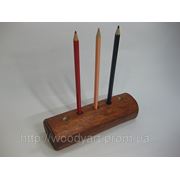 Деревянная карандашница “брусок“ фото