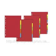 Разделители цветные 1-5 А4 картонные PAGNA 3105120 фотография