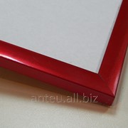 Рамка А4 (297х210).Рамка пластиковая 16 мм.Красный металик.