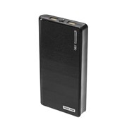 Внешний аккумулятор LuazON PB-26, 15600 мАч, 2 USB, 1/2 А, фонарик, чёрный фото