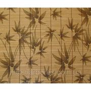 Бамбуковые обои простроченные «Листья бамбука» ширина рулона — 0.92 и 1.8 м фото