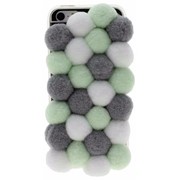 Чехол силиконовый Pompone для iPhone 5/5S Mint/Grey фотография