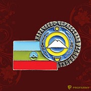Значок флаг Карачаево-черкесская республика