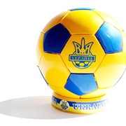 Мячик футбольный пластмассовый сувенирный с нанесением логотипа