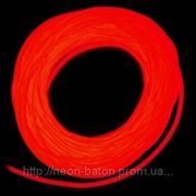 Холодный неон / электролюминисцетный провод 3-го поколения 5 мм, красный (розница, опт) фотография