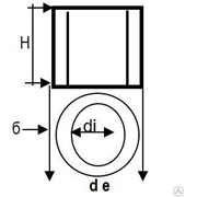 Кольцо стеновое для канализационных колодцев КС 10 - 9 1000х1160х80