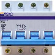 Автоматический выключатель УКРЕМ ВА-2002 4р (3+N) 10А АсКо A0010020011 фото