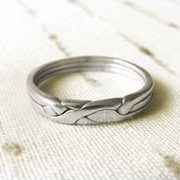 Серебряное кольцо головоломка “Слим“ от Wickerring фотография