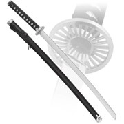 Самурайский меч катана silver (с подставкой) фото