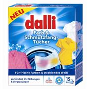 Dalli Farb und Schmutzfang-Tucher. Платки-ловушки для предотвращения нежелательной окраски белья во время стирки