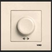 Диммер светорегулятор (реостат) VIKO Karre (Карэ) цвет: белый, кремовый фото