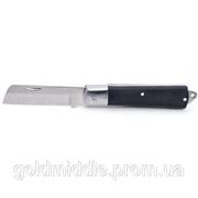 Нож монтерский прямой складной с деревянной ручкой НМ-01 КВТ