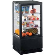 Холодильная витрина GGG черная, 70 литров (70BB) фотография