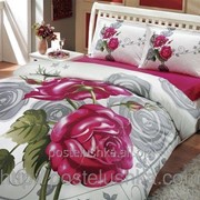 Комплект постельное белье Deluxe Zara pink сатин Hobby фотография