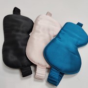 Шелковая маска для сна, шёлк в шёлке 19 моми, увеличенный размер, 3 цвета