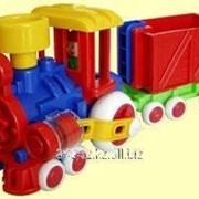 Автотранспортная игрушка Паровозик Ромашка с вагоном Форма