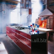 Современная кухня Artematica Vitrum , Rosso фото
