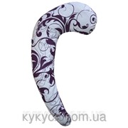 С-образная подушка для беременных Фиолетовый орнамент фото