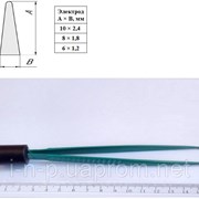 Пинцет биполярный прямой 160 мм с коннектором 2,5х2 и закрытыми наконечниками фото