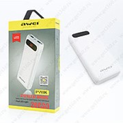 Power Bank Awei P70K Dual LED Light 20000 mAh White (Белый)