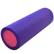 Ролик для йоги Sportex полнотелый 2-х цветный 30х15см PEF30-2 розово\фиолетовый (B34490) фото