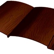 Сайдинг FineBer Блокхаус Тёмный дуб Extra Color фото