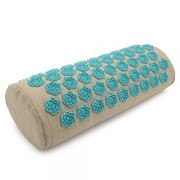 Массажная акупунктурная подушка (валик) EcoRelax, голубой фотография