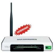 Router TP-LINK TL-WR743ND Wi-Fi 802.11 g/n, 150Mb, 4 LAN 10/100Mb, режим точки доступа, съемная антенна, быстрая настройка безопасности, PoE