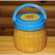 Цветочный мед Арома бочонок 0,75л фото