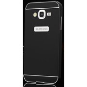 Бампер металл + накладка для Samsung Galaxy J5 SM-J500H Black Уценка фотография