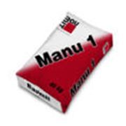 Цементно-известковая штукатурная смесь для предыдущего выравнивания основы Baumit Manu 1 фото