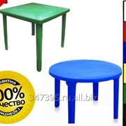 Столы пластиковые круглые/квадратные фото