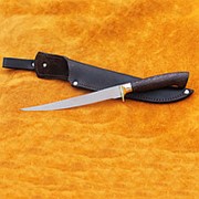 Нож ФИЛЕЙНЫЙ из 95Х18 с гардой из латуни