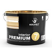 Шелковисто-матовая особо стойкая к мытью латексная краска на акрилатной основе для внутренних работ Kolorit Interior Premium 7 (KOLORIT КОЛОРИТ) фото