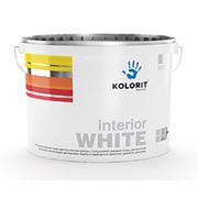 Совершенно матовая водно-дисперсионная краска на винилакрилатной основе обладающая повышенной укрывистостью Kolorit Interior White (Колорит-стеля) (KOLORIT КОЛОРИТ