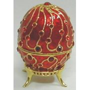 Яйцо металлическое декоративное фото