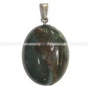 Кулон Овал Гелиотроп 1300902 фото