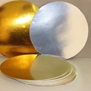 Подложка для тортов, золото серебро 260 мм диаметр, купить, от производителя,