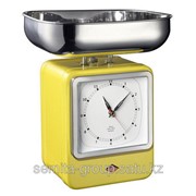 Wesco Кухонные весы-часы Retro Style, 322204-19, желтые 322204-19 Желтый фото