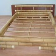 Кровать бамбуковая под заказ. фотография