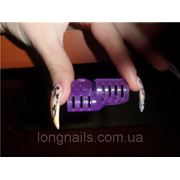 Прищепка для зажима ногтей (для создания арки ) пластиковая, 10 шт. фото