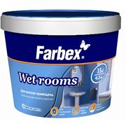 Краска для влажных помещений «Wet rooms» FARBEX