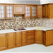 Кухня деревянная фото