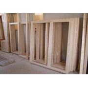 Блоки оконные и компоненты деревянные комплектные